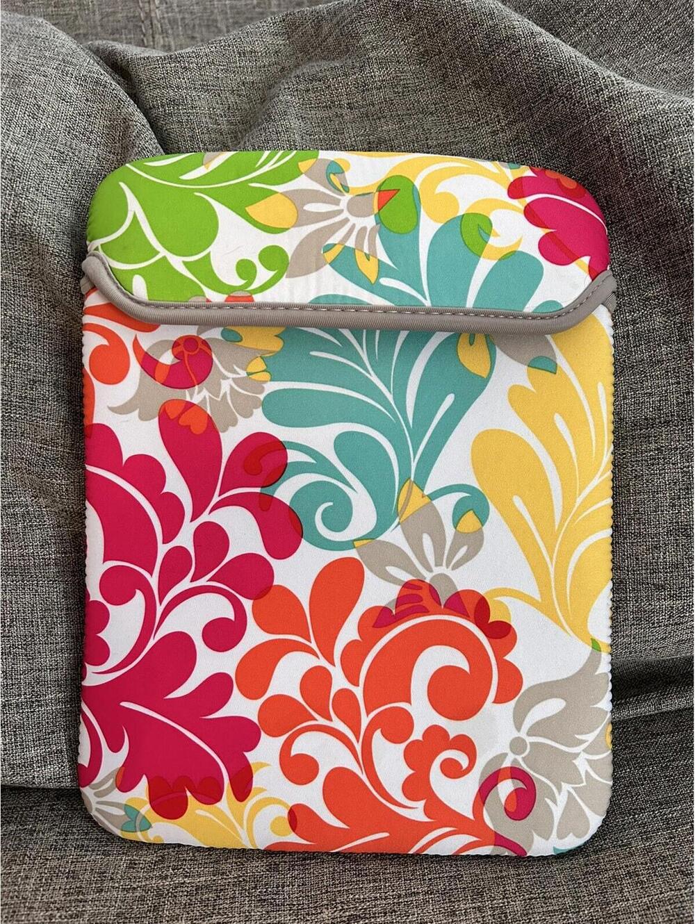 Thirty One Tote A Tablet Case Cover In Island Damask Tropical iPad Kindle Floral